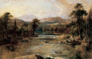 Figures By A River