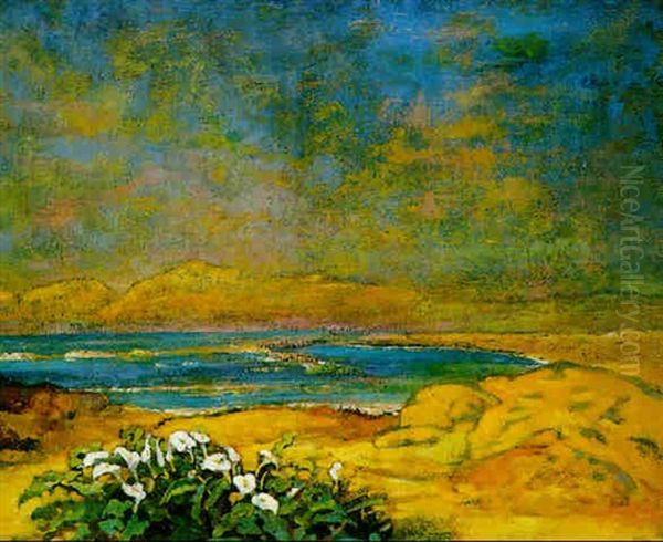Arum Lilies By The Shore - view 1