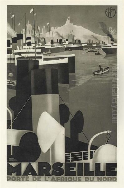 Poster For The Plm (paris-lyon-marseille). Circa 1929. - view 1