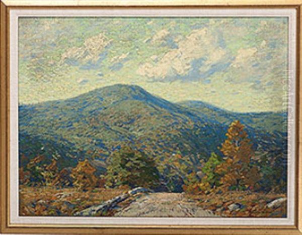 Fall Landscape With Hills, Probably Indiana - view 1