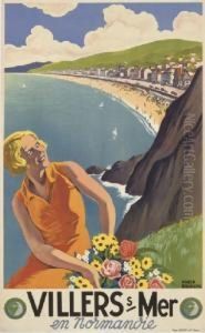 Villers Sur Mer by Roger Broders