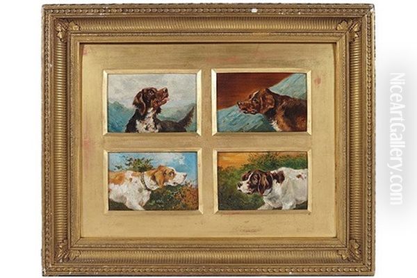 Four Dog Heads - view 1