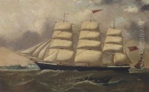 The Three-master "st. Mungo" On Her Maiden Voyage