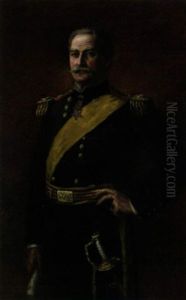 Portrait Of General Nelson Appleton Miles by Charles Ayer Whipple
