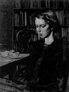 Portrait Of Miss Juliet Henley At Breccles Hall