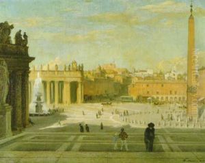 Piazza San Pietro, Rome by Rex John Whistler