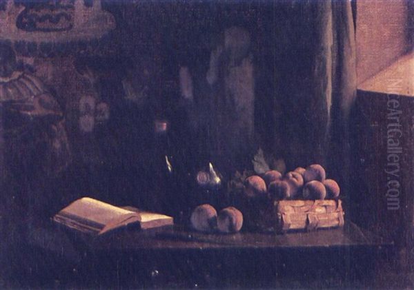 Peaches And Tapestry In The Dining-room No. 3 Foro Romano - view 1