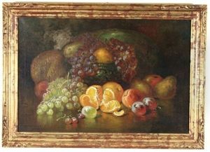 Still Life With Silver Bowl And Fruit