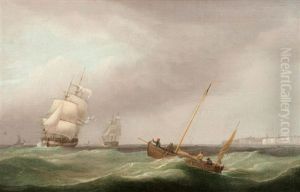 Off Dover by Thomas Whitcombe
