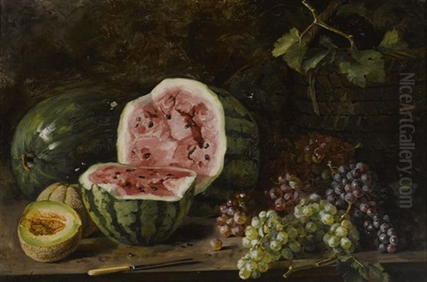 Watermelon And Grapes - view 1