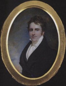 A Self-portrait, As A Young Man, Wearing Black Coat, White Waistcoat And Cravat