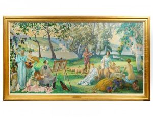 Study For The Mural Art And Agriculture At The Dept. Of Agriculture, Washington, D.c.