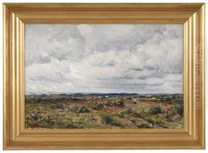 Cows Grazing In The Meadows by Frederick (William Newton) Whitehead