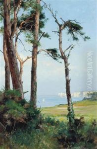 Old Harry Rocks, Dorset by Frederick (William Newton) Whitehead