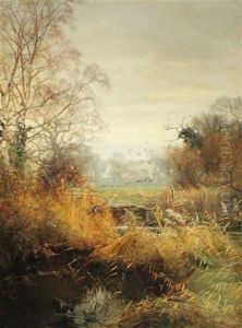 The Frome, Moreton, Dorset by Frederick (William Newton) Whitehead