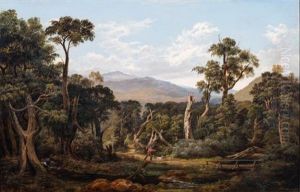 Near Lilydale 1872 by Isaac Whitehead