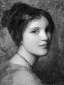 Portrait Of A Young Woman by William John Whittemore
