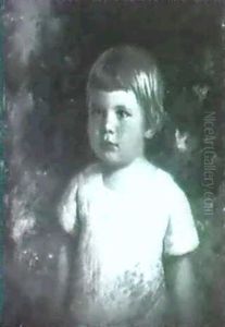 Portrait Of A Young Girl by William John Whittemore