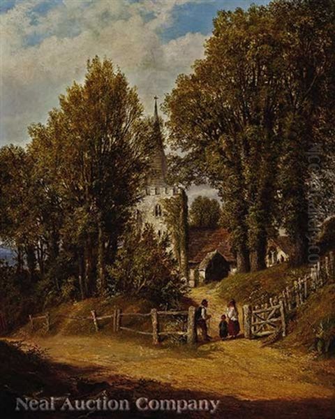 Stopping By A Country Church - view 1