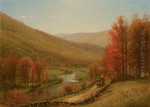 Scene On The Upper Delaware, State Of New York by Worthington Whittredge