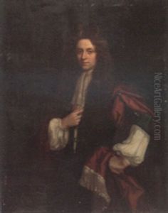 Portrait Of William Brooke Of Basford, Nottinghamshire by Isaac Whood