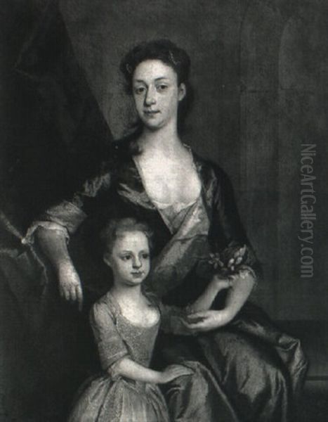 Portrait Of Lady With Her Son - view 1