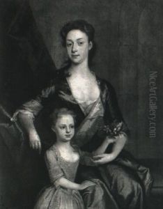 Portrait Of Lady With Her Son by Isaac Whood