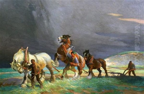 Ploughing - view 1