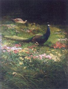 The Artist's Garden by Charles Whymper