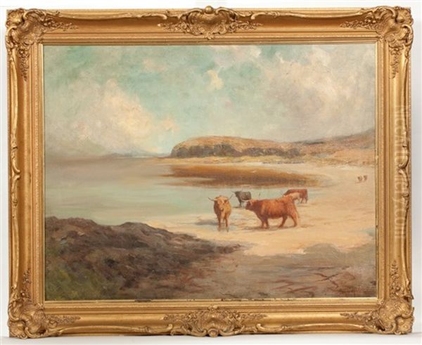 Cattle On The Beach, Tiree - view 1