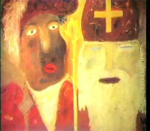 Sinterklaas En Zwarte Piet by Erich Wichman