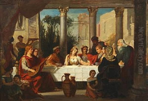 A Roman Wedding Feast - view 1