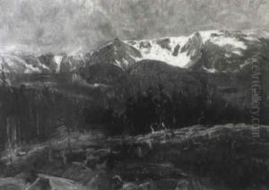 Herbst Im Hochgebirge by Adolph Friedrich Georg Wichmann