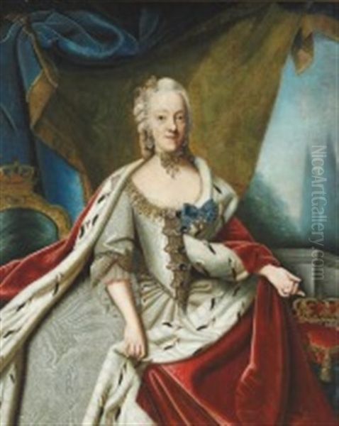 Portrait Of Princess Charlotte Amalie (1706-1782) - view 1