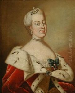 Portrait Of Queen Louise Of Denmark Portrait Of Queen Louise Of Denmark