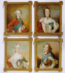 Portraett Af Frederik V by Peder Wichmann