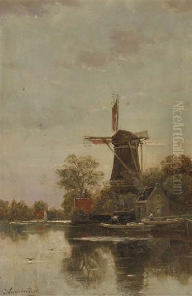 A Windmill By The Riverside - view 1