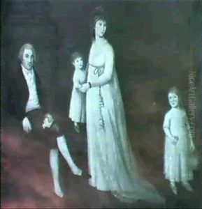 Portrait Of The Grant Family Of Barbados