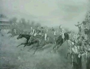 Tattenham Corner, The Derby, 1870 by Richard Dodd Widdas