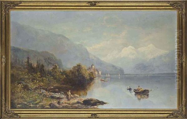 The Castle Of Chillon, Lake Geneva - view 1