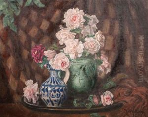 Nature Morte Aux Fleurs by David O. Widhopff