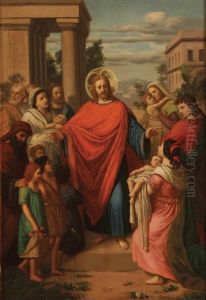 Christ Blessing The Children