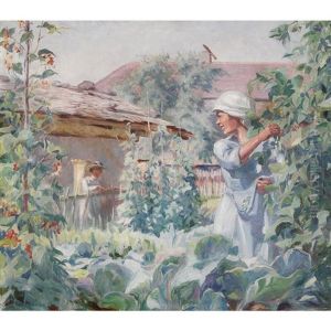 Im Sommerlichen Garten by Hans Widmer