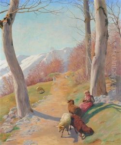 Die Kleine Schaferin by Hans Widmer