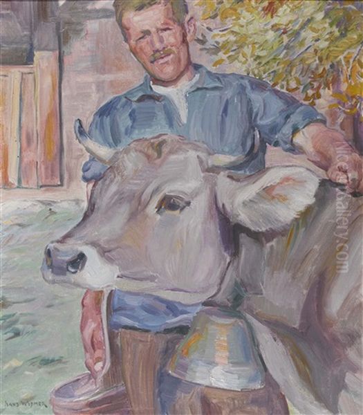 Bauer Mit Kuh - view 1