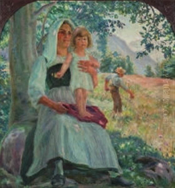 Bauernfamilie Auf Dem Felde - view 1