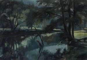 Parklandschaft by Max Wieczorek