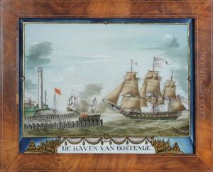 De Haven Van Oostende by Wenzeslaus Wieden