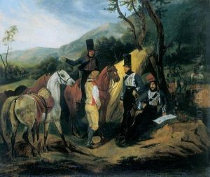 Przesluchanie Szpiega, Przed 1841 R. by Tadeusz Brodowski