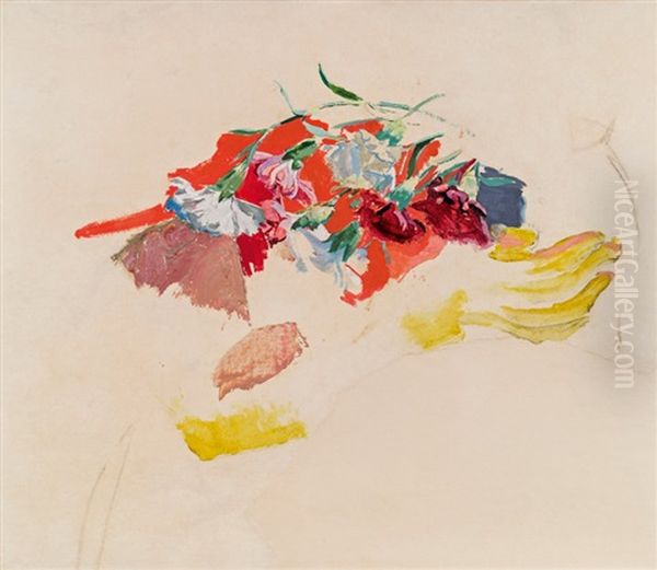 Cloves (flower Study For The Painting "abschied Von Der Jugend") - view 1